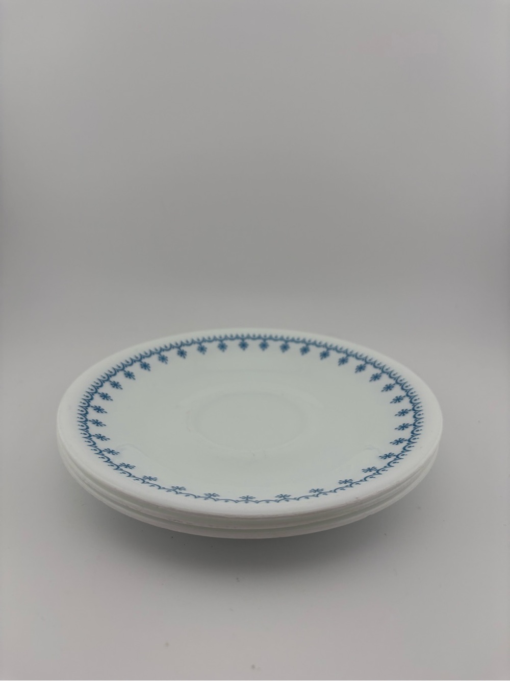 Corelle Snowflake Garland Saucer - set of 3